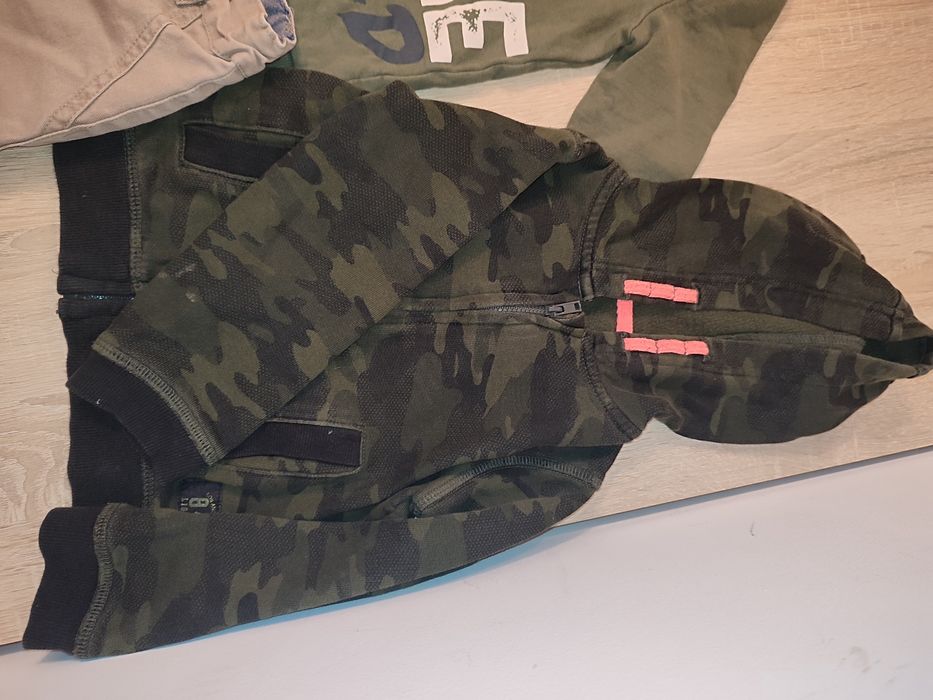 Zestaw 92 dla chłopca spodnie bluza sweter komplet  18-24
