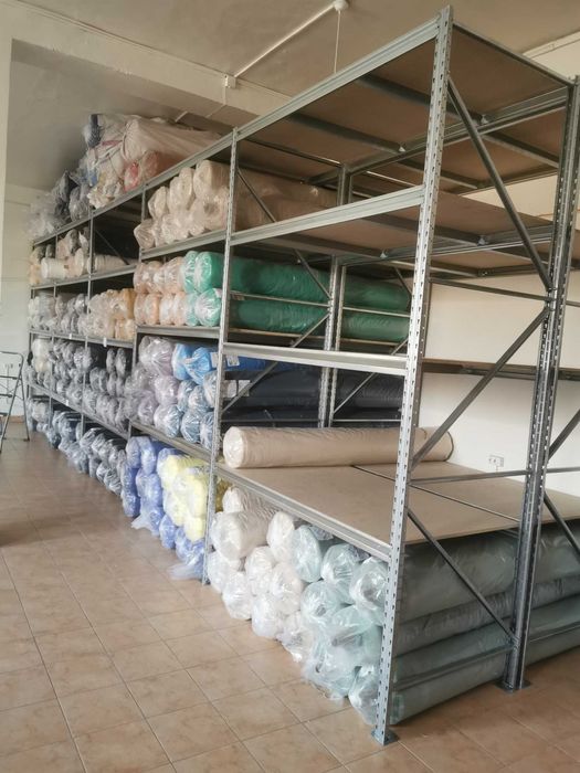 Стелажі на склад підсилені. Металеві. Збірно розбірні. Шинні стелажі