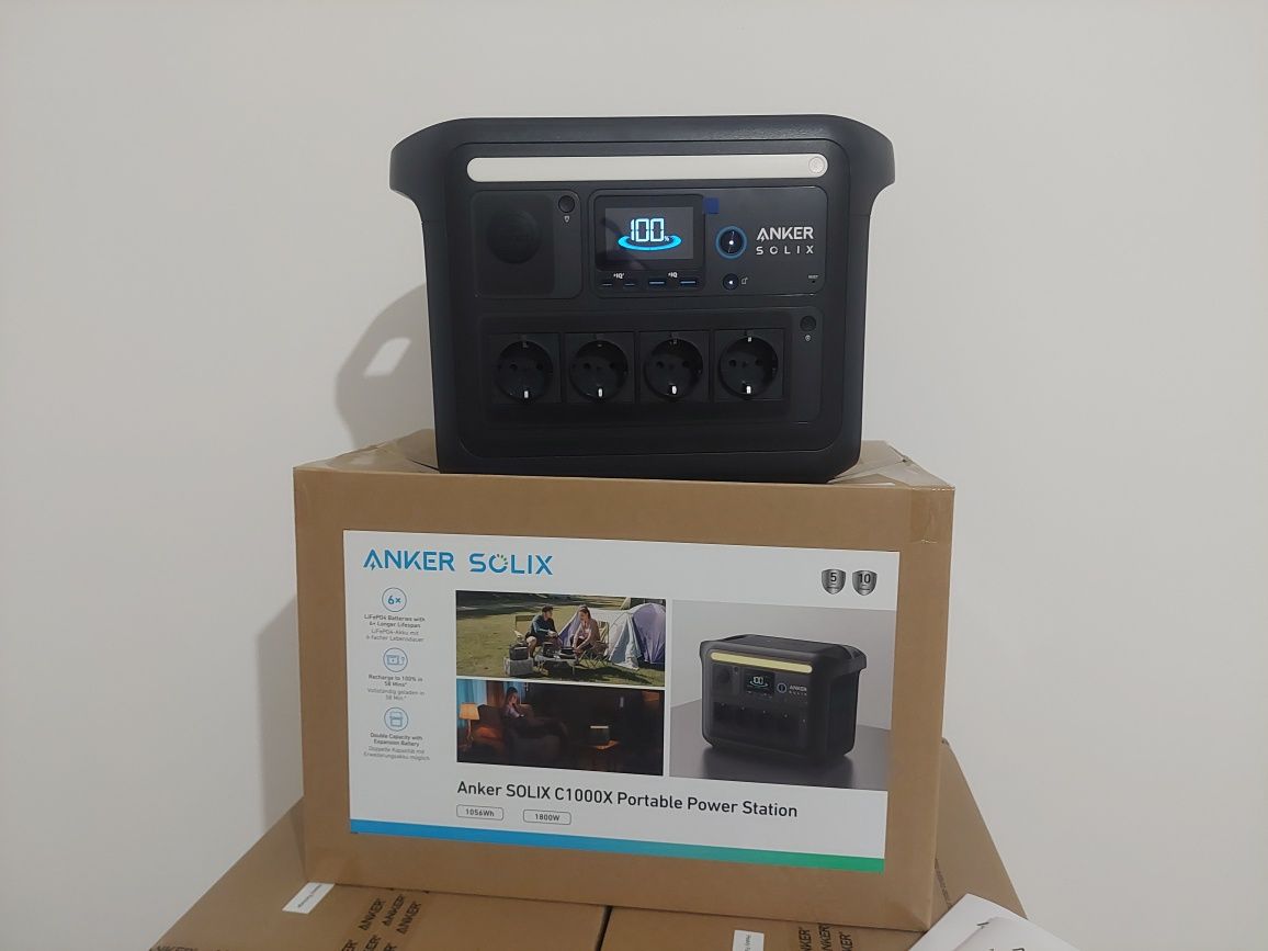 Anker Solix C1000X Delta 2 Зарядна станція 757 ДБЖ Ecoflow  1800 В