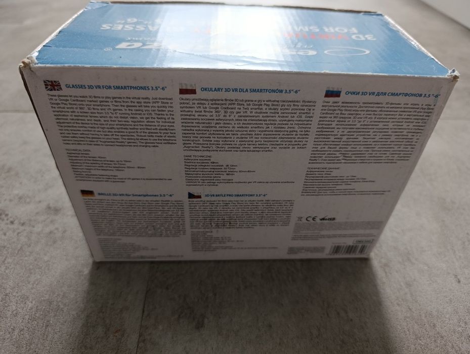 Esperanza okulary 3d vr dla smartfonów 3.5 - 6