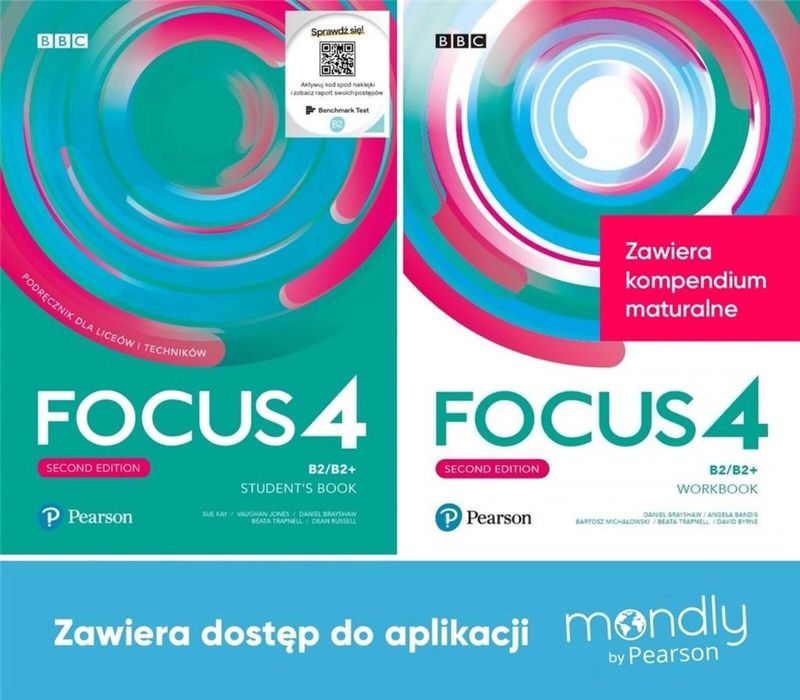 Focus 4/2ed SB + WB + dostęp Mondly Longman Pearson praca zbiorowa Rok