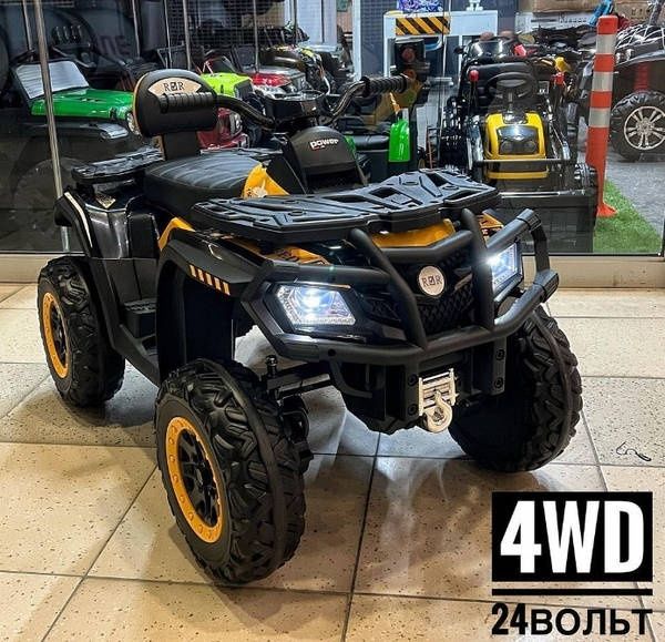 Дитячий квадроцикл 24WD Power (24 V) повний привід, USB-роз'єм