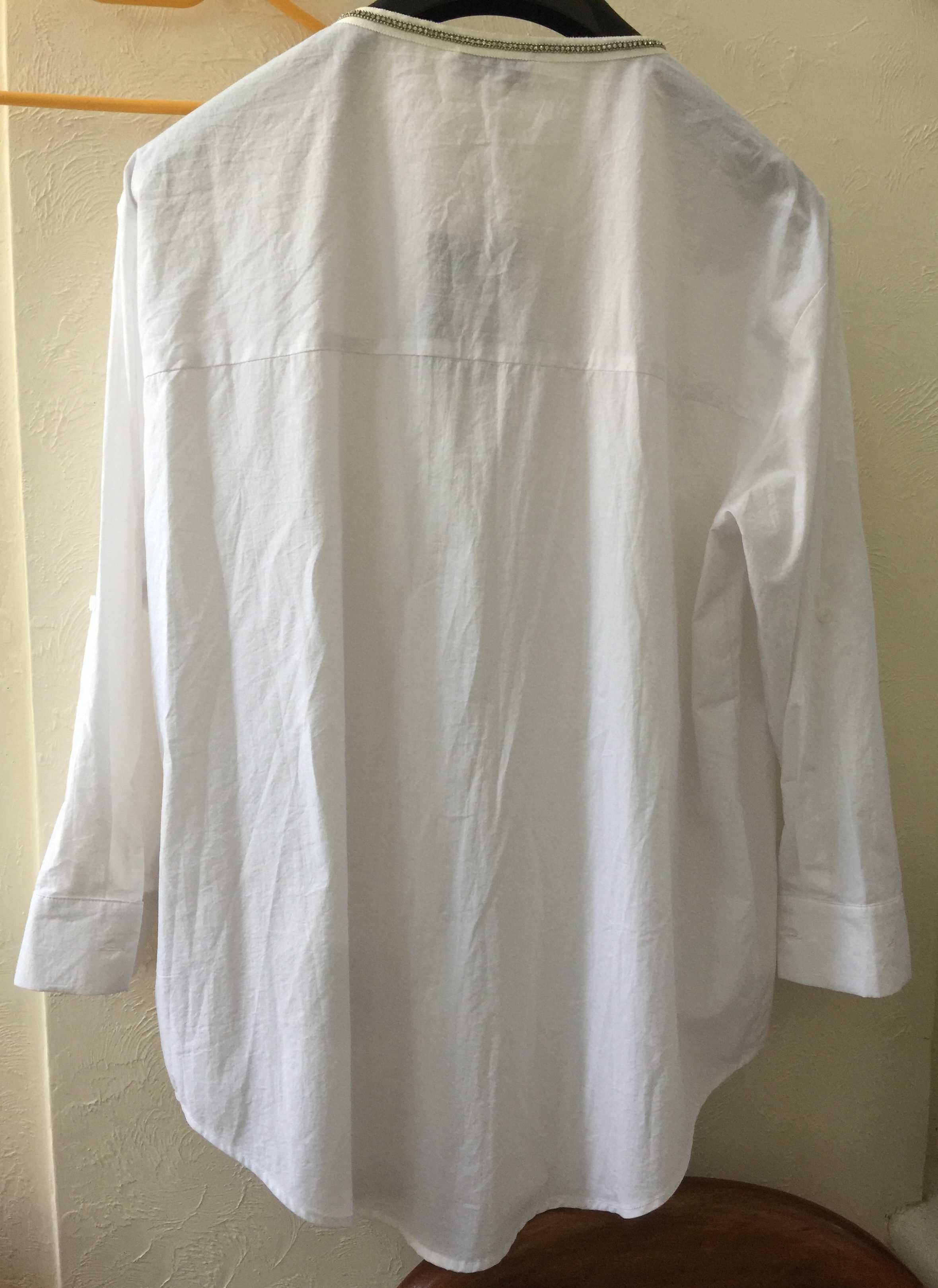 Нарядная блузка блузон большого размера TWIST .100% cotton Новая