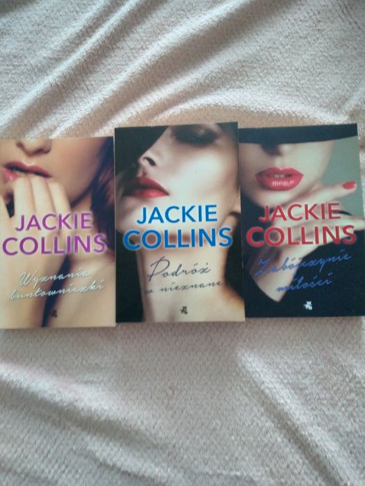 3 ksiazki Jackie Collins