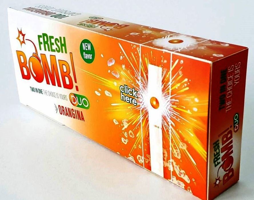 Fresh Bomb Tubes With Orangemint Capsule - 5 Boxes (500 tubos)