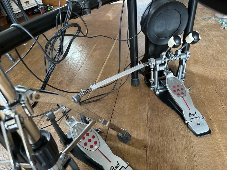 Perkusja elektroniczna Roland TD07KV rozbudowany, statyw i stopy Pearl