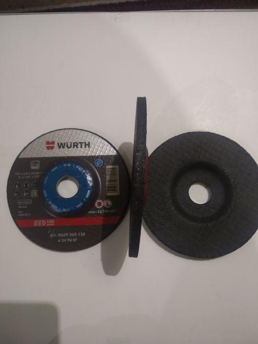 Круг зачистной (шлифовальный) WURTH 125х6