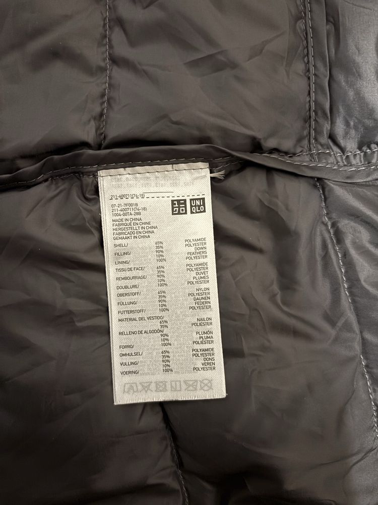 Пуховик жіночий Uniqlo ultra light down, L