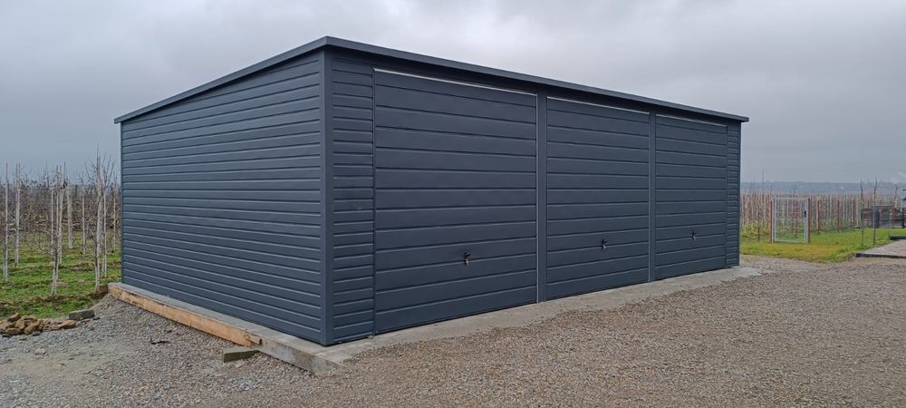 Garaz blaszak 6x6 plus 2m wiaty