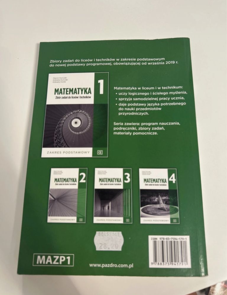 Matematyka 1 zakres podstawowy zbiór zadań do liceów i techników