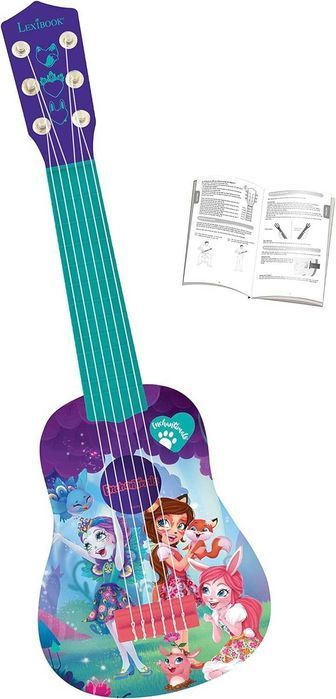 Gitara Lexibook  Enchantimals 53 cm + mini przewodnik