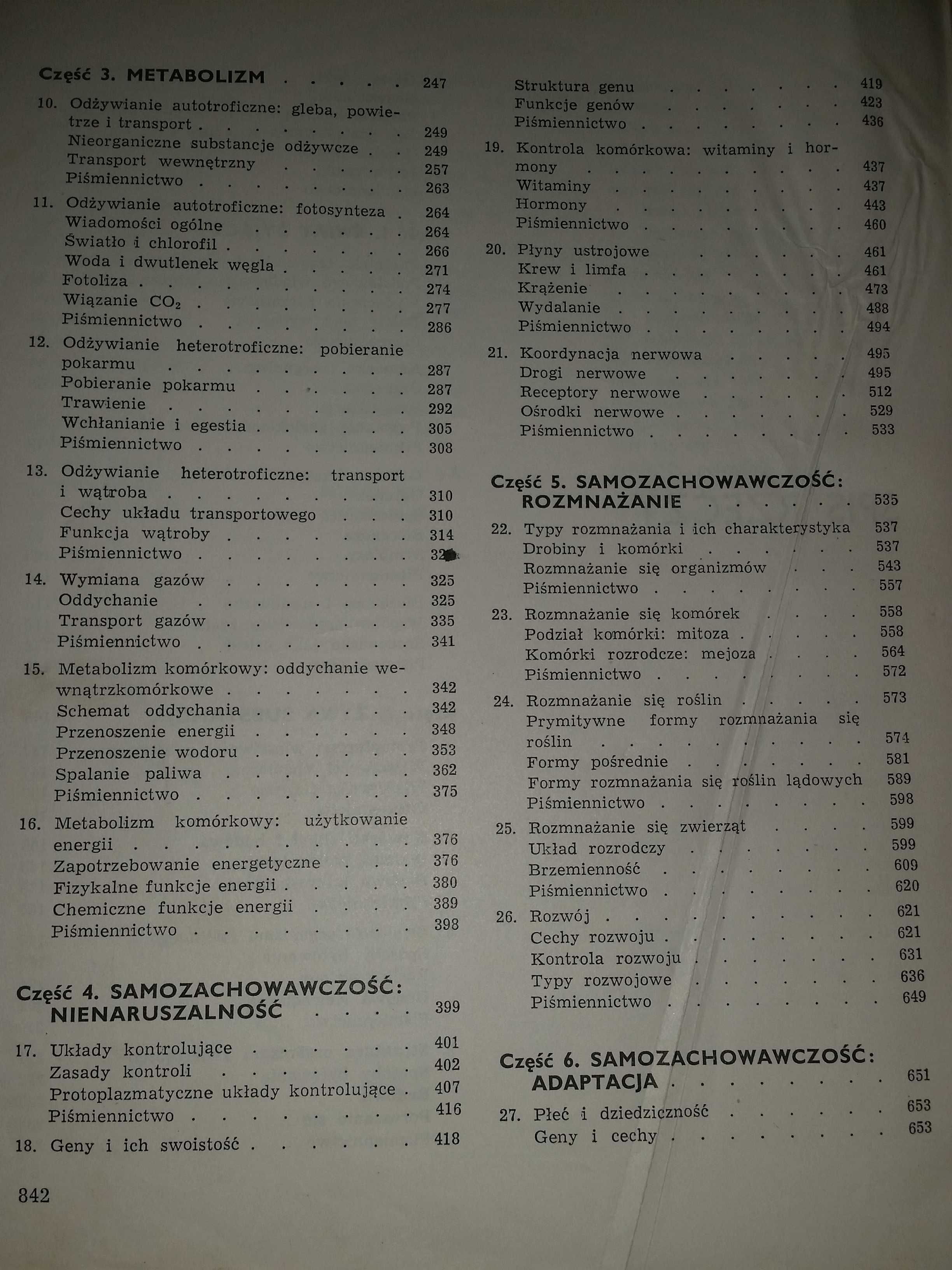 Zarys biologii Paul B. Weisz PWN stara książka naukowa 1969