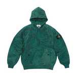 Stone Island x Supreme Hoodie (FW23) ciemnozielona