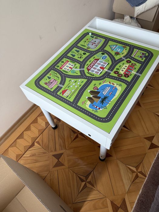 Дитячий світловий столик-пісочниця для малювання піском