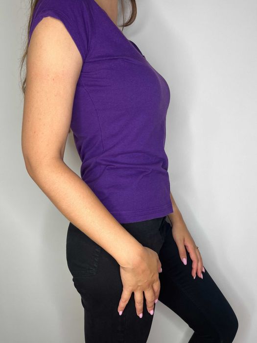 Fioletowa bluzka koszulka Tshirt U.S Polo Assn. Rozmiar M