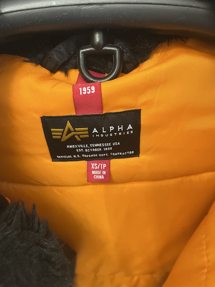 Куртка чоловіча парка «Alpha Industries», XS