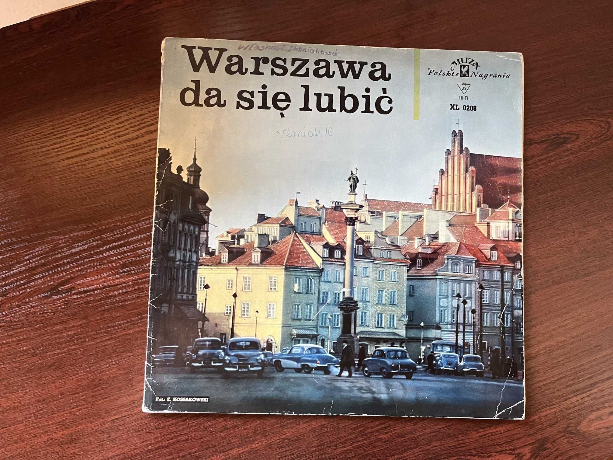 Warszawa da się lubić - Polskie Nagrania Muza - XL 0208 - PL