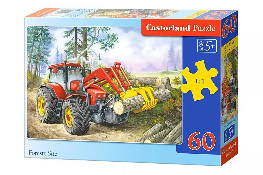 Puzzle 60 elementów. Traktor. Castorland