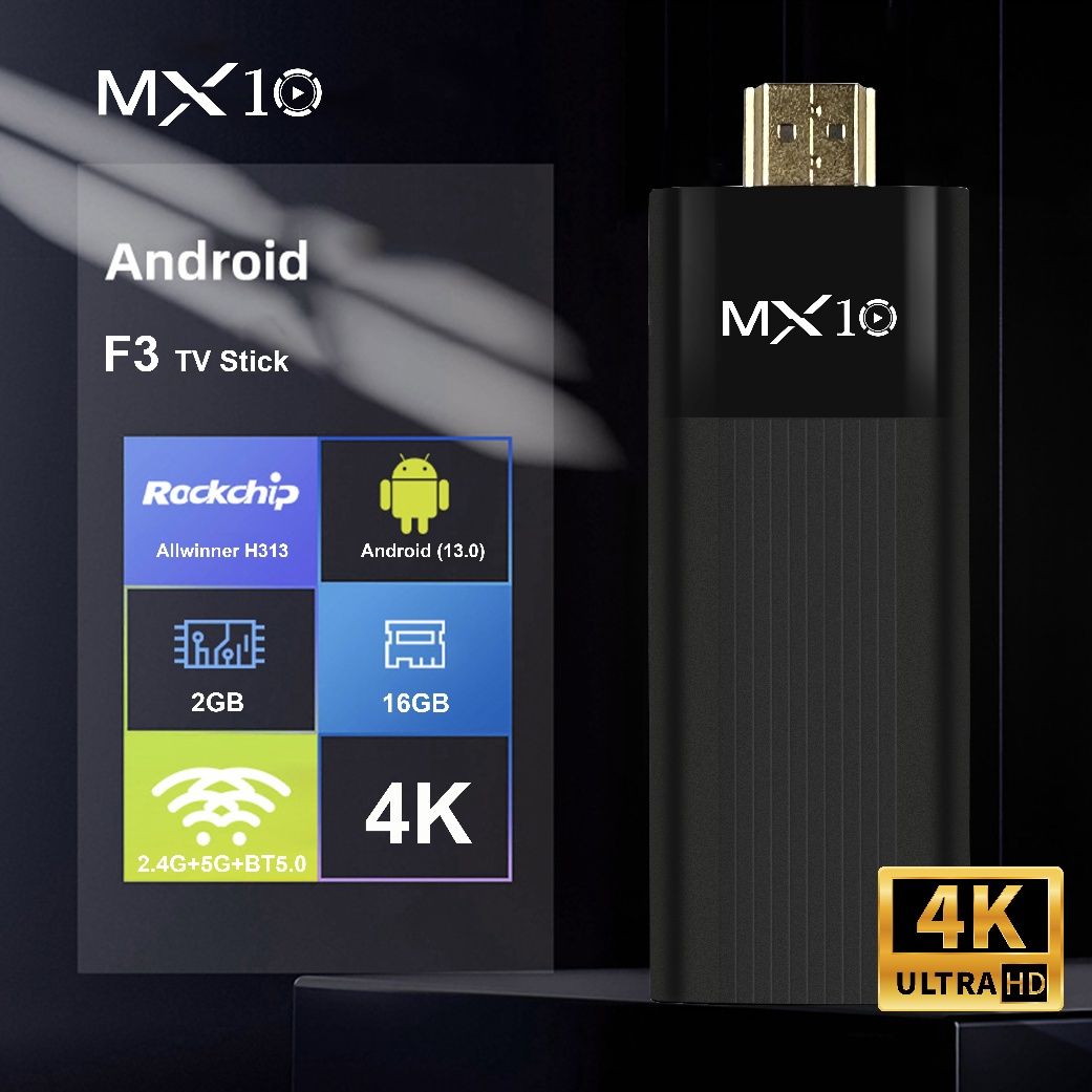 Смарт приставка TV stick стік з пультом 4к
