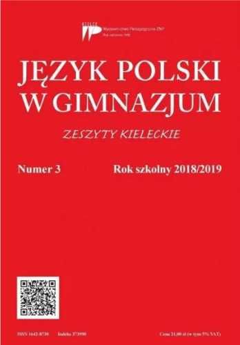 Język Polski w Gimnazjum nr 3 2018/2019 - praca zbiorowa