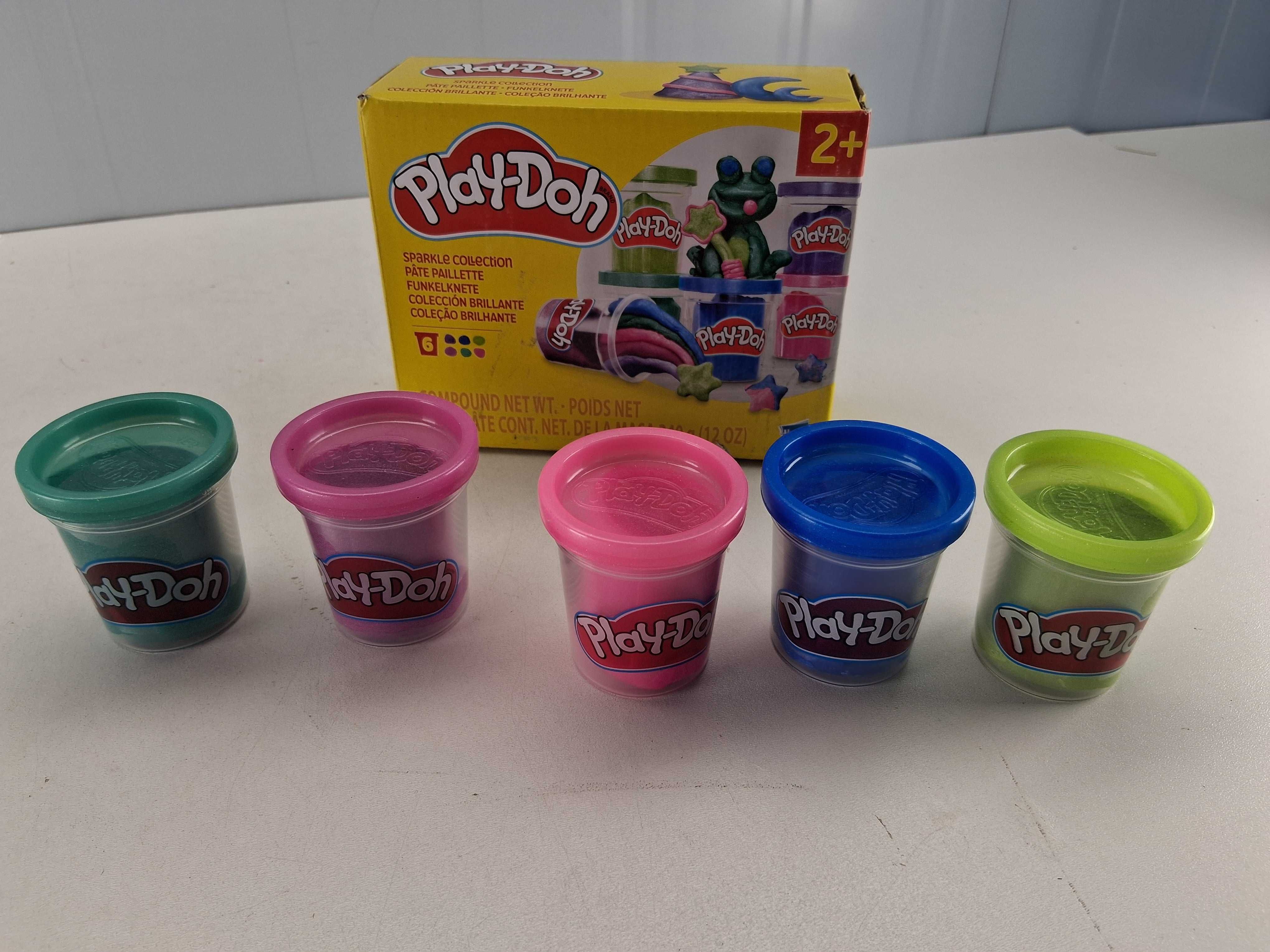 K026 Play-Doh Sparkle Collection Metallic Shine Zestaw Ciastoliny