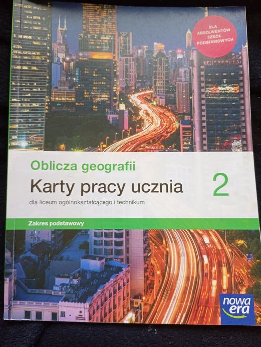Karty pracy oblicza geografii 2 podstawa