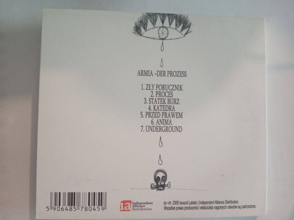 Armia der Prozess płyta CD