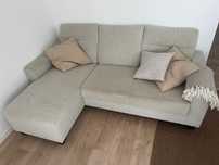 Sofá 3 lugares chaise longue bege - venda a partir de 22 Setembro!