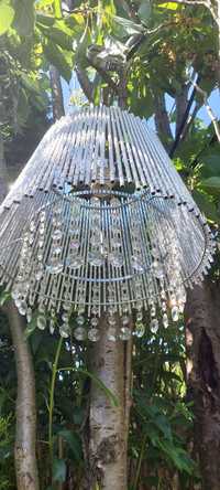 lampa wisząca z kryształkami