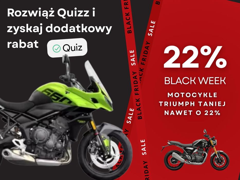 Triumph Tiger Black Week w Triumph Białystok Tiger 660 Sport do wyczerpania zapasów