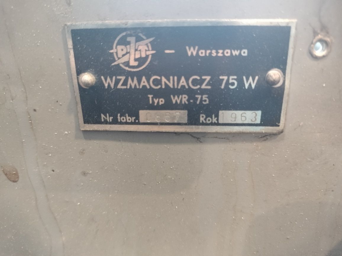 Wzmacniacz lampowy WR-75 Ampli 75 Lampy El-34
