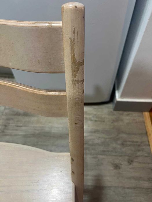 Cadeira Stokke branca – modelo Tripp Trapp usada, sinais de uso