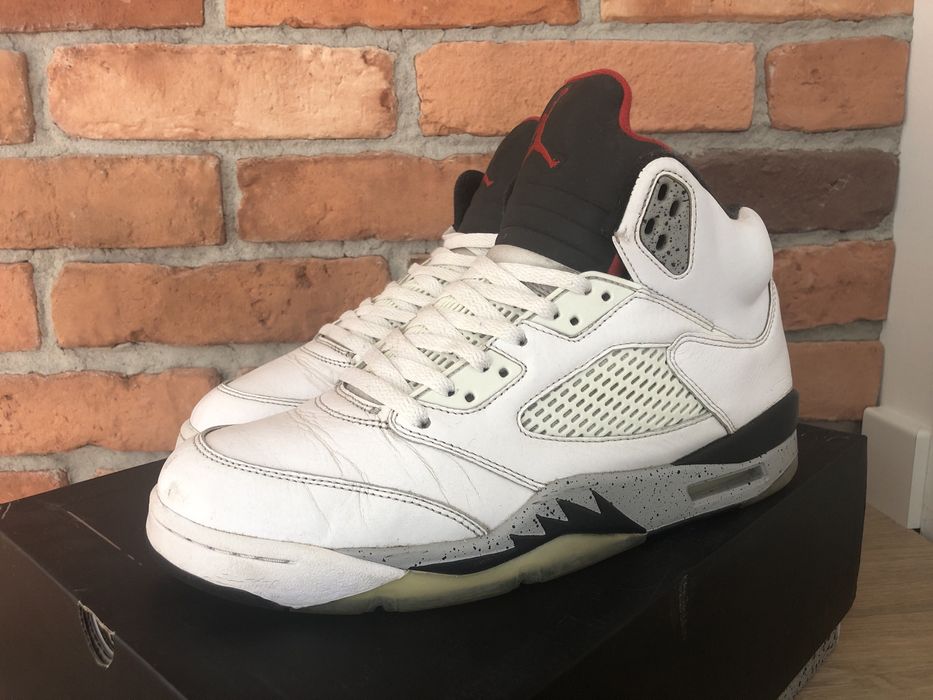 Nike Air Jordan 5 White cement