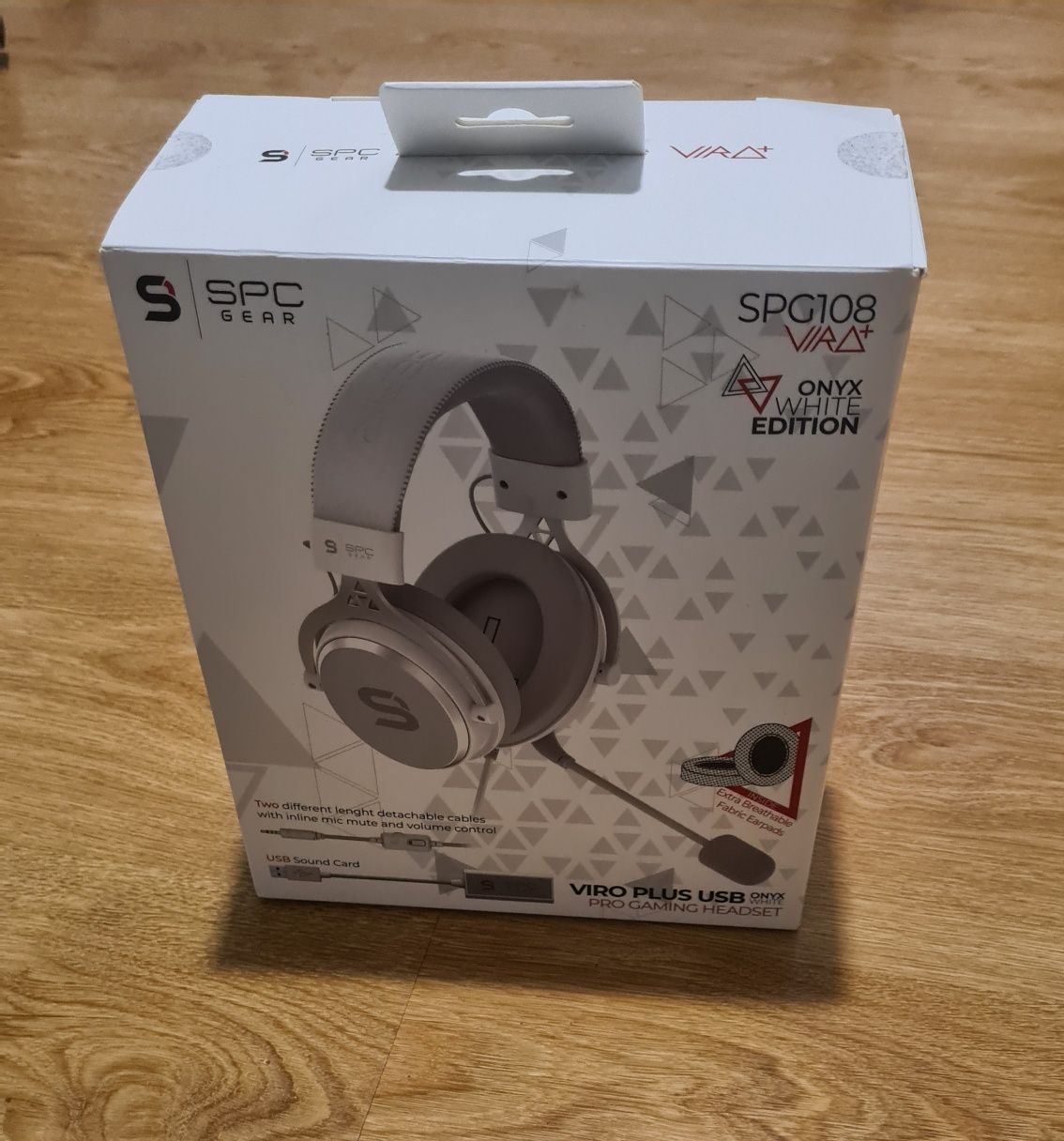 Słuchawki viro plus usb onyx white