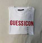 Biały T-shirt z nadrukiem Guess roz.XXL