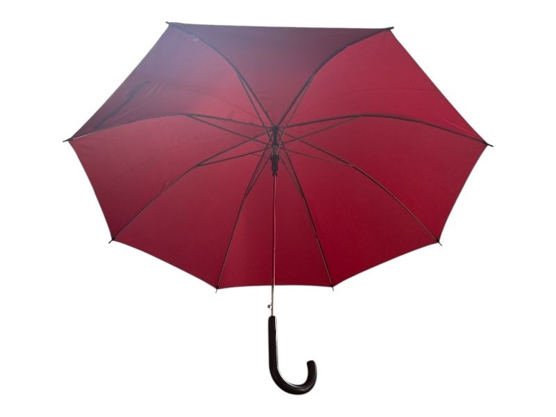 Parasol bordowy – automatycznie otwierany, stalowy kij