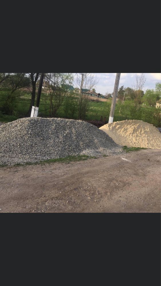 Щебінь Пісок Відсів Камінь Чорнозем 5 тон 10 тон  ДРОВА