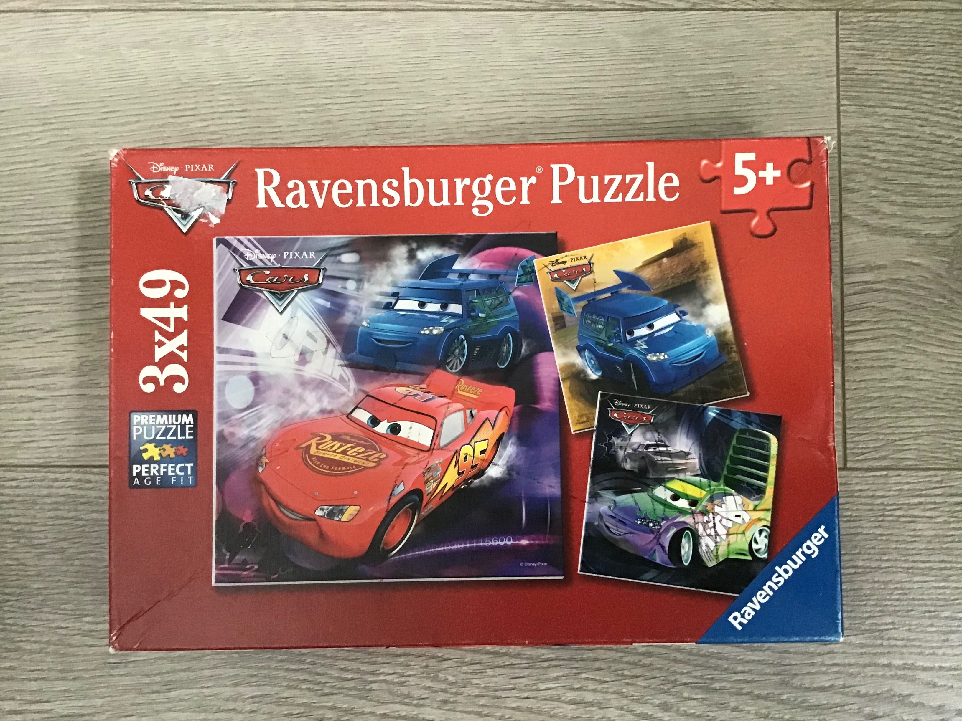 Ravensburger Puzzle 3x49, wiek 5+
