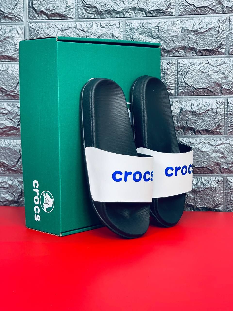 Мужские шлепанцы crocs тапочки крокс