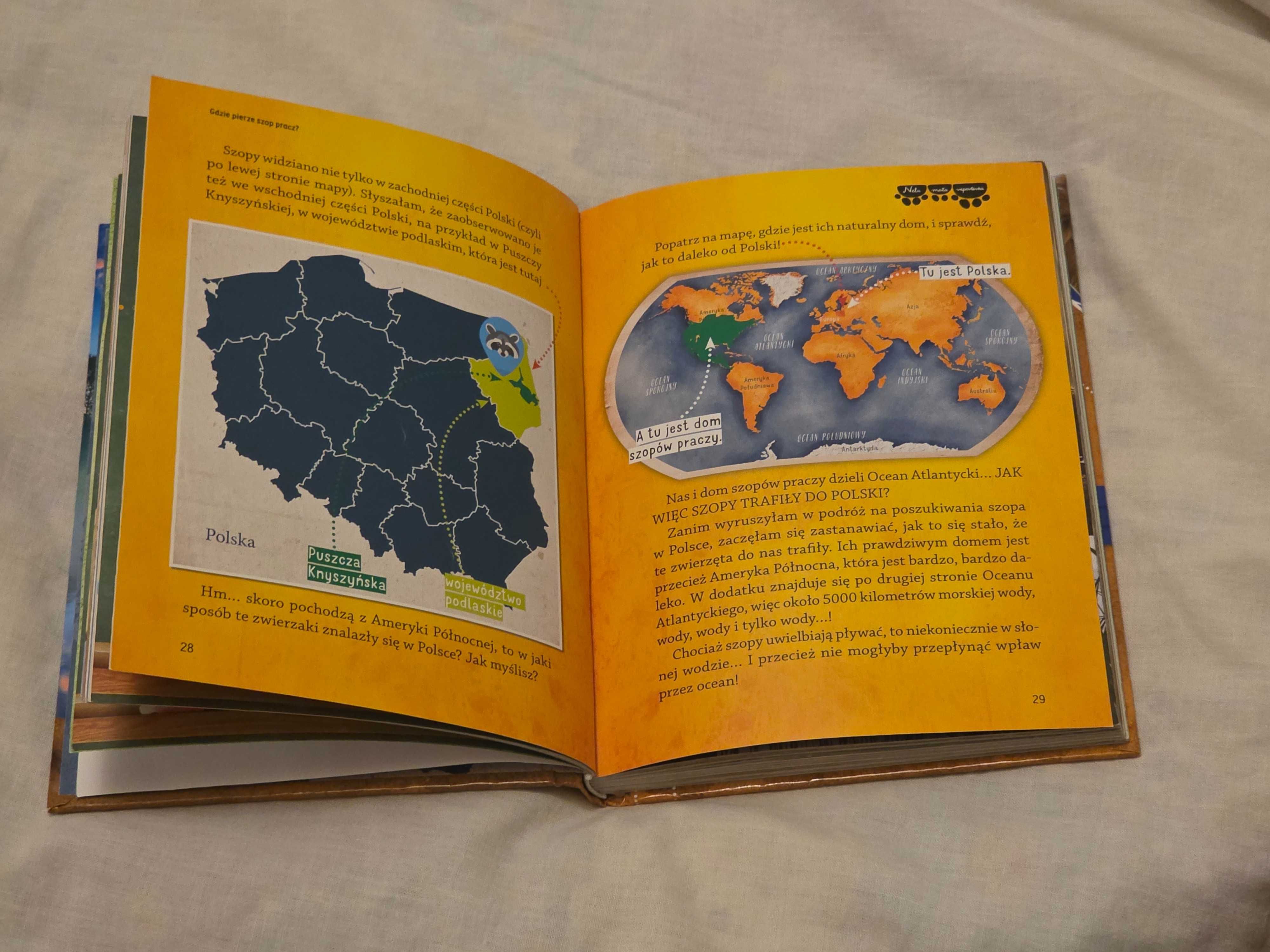 Nela Na Tropie Szopów Praczy Lima Pepino Żaba Bocian Żuraw Jenot Ssak