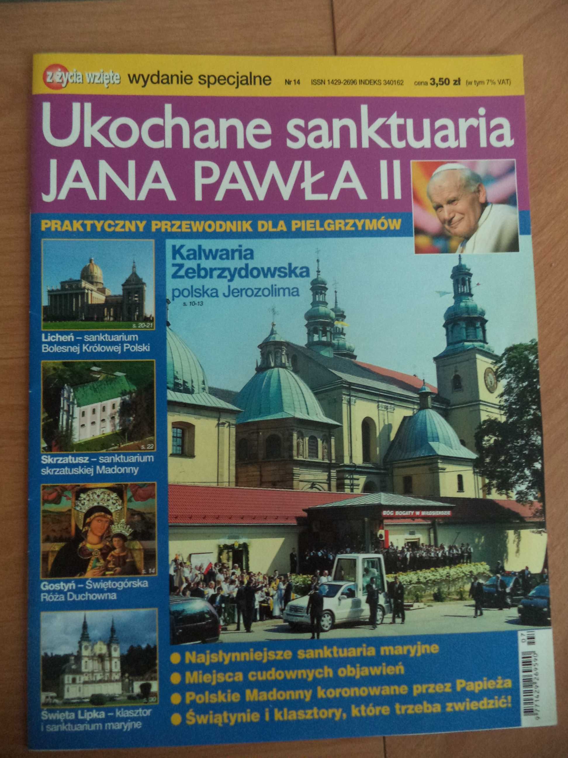 Ukochane sanktuaria Jana Pawła II Przewodnik dla pielgrzymów