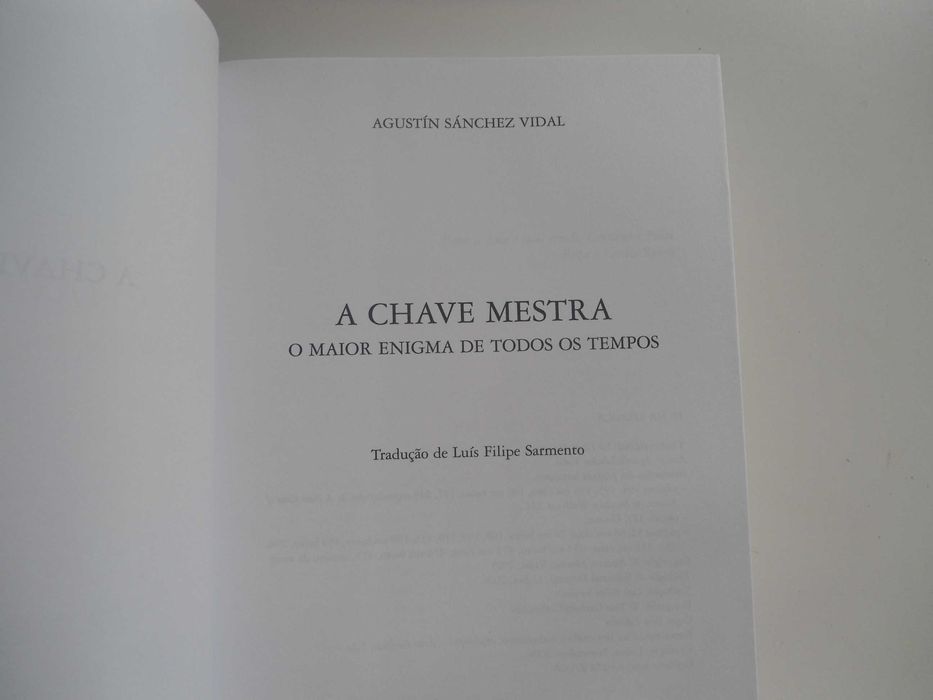 A Chave Mestra por Augustin Sanchez Vidal
