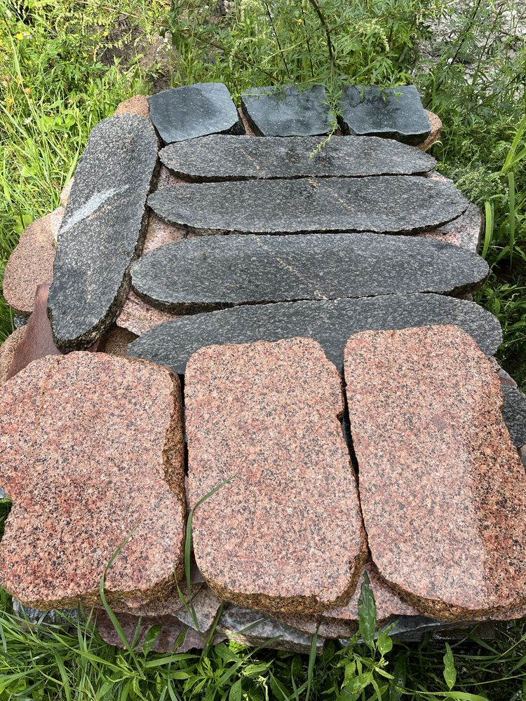 Kamień polny cięty plastry