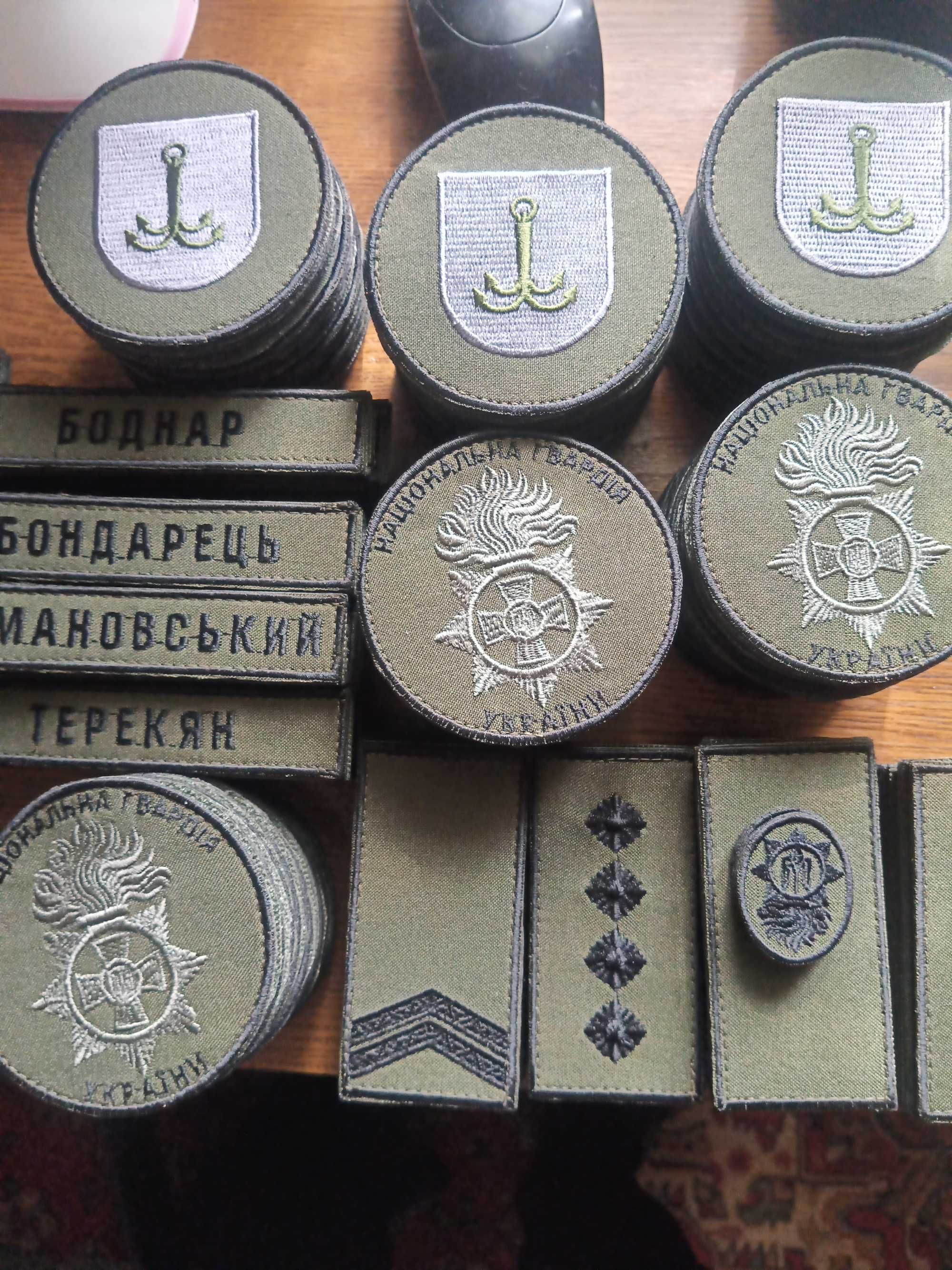 Прізвища НГУ Хижак, Позивні НГУ Хижак, Гр крові НГУ, Нашивка НГУ Хижак