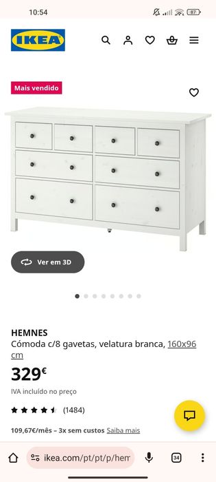 Cómoda Ikea em bom estado