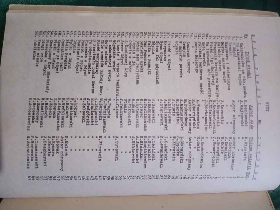 Książka - śpiewnik "Pieśni o Gdyni"