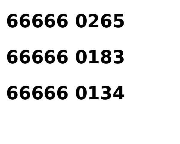 Złoty numer Vip biznes usługi łatwy prosty 66666