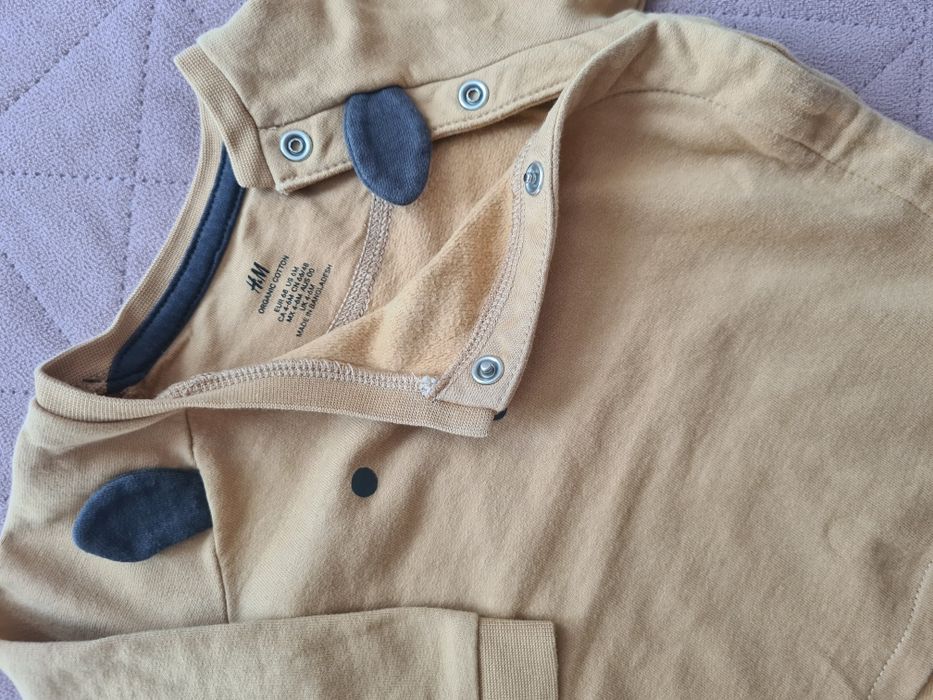 2 komplety H&M i Coccodrillo rozmiar 68 cm