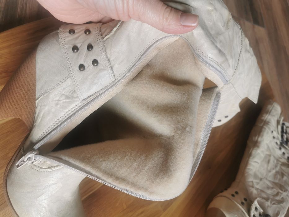 Kozaki zimowe nowe skóra naturalna r. 36 Davos Gomma