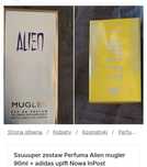 Perfuma Alien mugler nowa 90ml +adidas uplft nowe